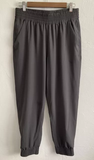 Old Navy Women's Active Stretch Tech Midrise Jogger Pants Charcoal Gray Size M