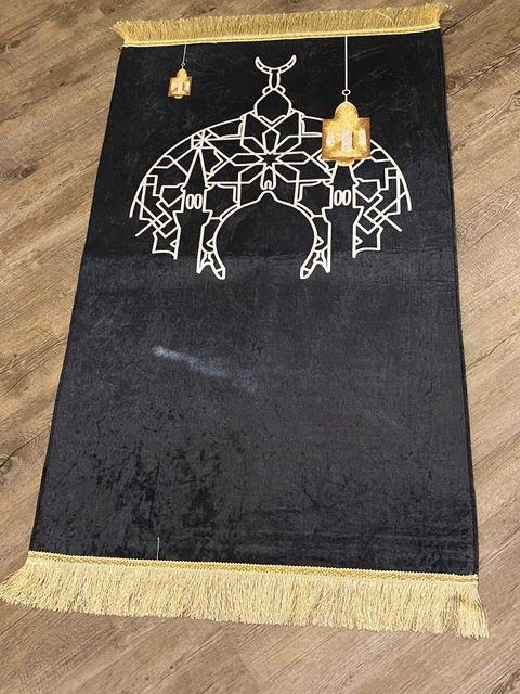 Alfombra de oración acolchada sacada, - سجادة صلاة منجدة مخمل سميك - سيراميك Seccade