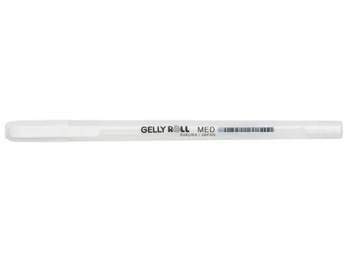 Sakura Gelly Roll White Gel Pen Medium XPGB-M : New Stock. Choose 1 - 3 - 6 Pens