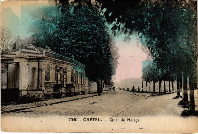 CPA AK Creteil Quai du Halage FRANCE (1282336)