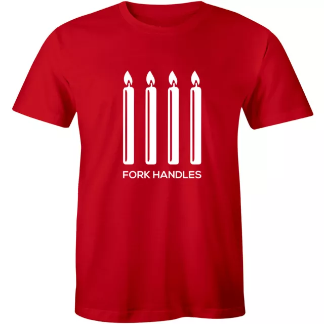 Fork Handles Shirt - Four Candles The Two Ronnies Men's Funny T-Shirt Tee