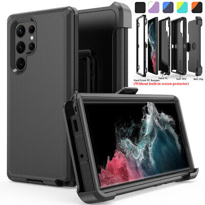 For Samsung Galaxy S22/S22+/S22 Ultra 5G Shockproof Case Cover+Belt Clip Holster