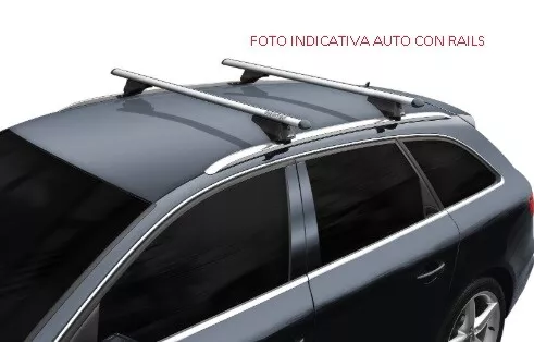 Barre Portatutto Portapacchi Peugeot 5008 2017> Alluminio Rails Tetto