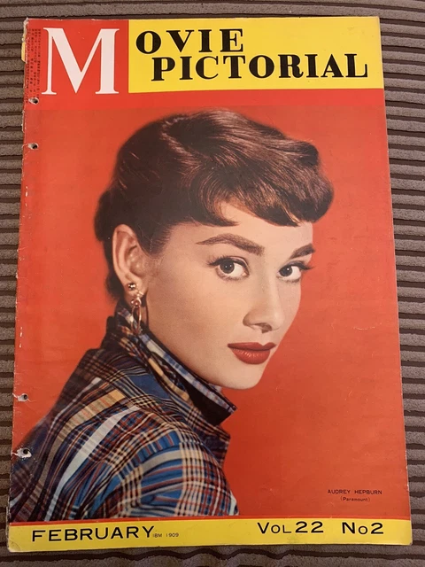 RARE VTG CHINESE MOVIE PICTORIAL Magazine - AUDREY HEPBURN - DORIS DAY