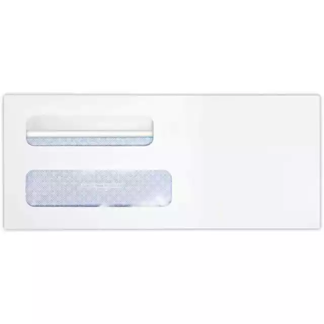 Quality Park Redi-Seal Self Seal Security Tinted #8 Double Window Envelope 3
