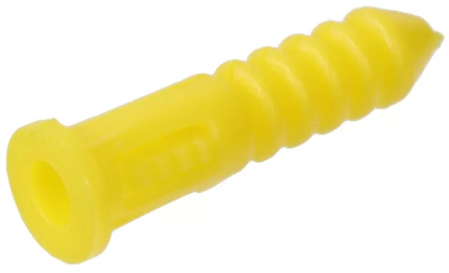 The Hillman Group 370326 Ribbed Plastic Anchor, 4-6-8 X 7/8-Inch, Yellow, 100...