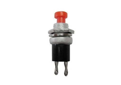 Pulsante Da Pannello Normalmente Chiuso NC Tasto Nero 6mm 125V 3A 110V 12V 7544 - Foto 2