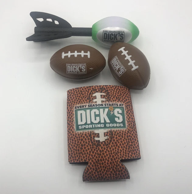 Dick's Sporting Goods Fan Kit Koozie Mini Foam Footballs Sports