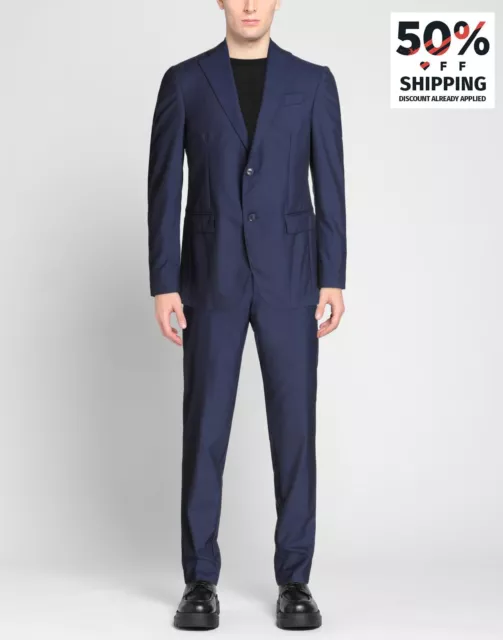 RRP€550 BRERAS MILANO Mohair & Wool Suit Mismatch Size Blazer IT52 ...