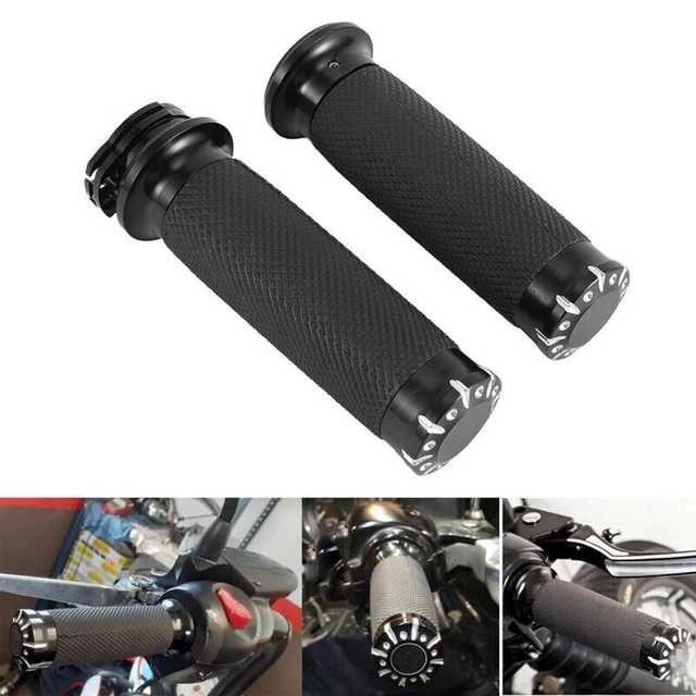 1" Motorcycle Handle Bar Hand Grips Fit For Honda Shadow VLX 600 VT600C Kawasaki