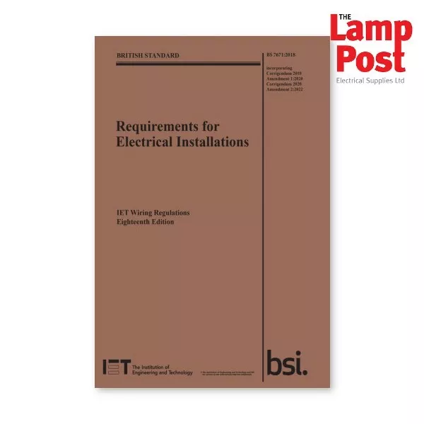 IET Electricians Wiring Regulations 18th Edition - Brown