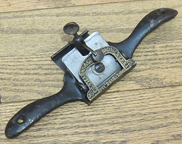 1900 E.C. STEARNS No. 13 UNIVERSAL SPOKE SHAVE w/FLEXIBLE SOLE-SPOKESHAVE-PLANE