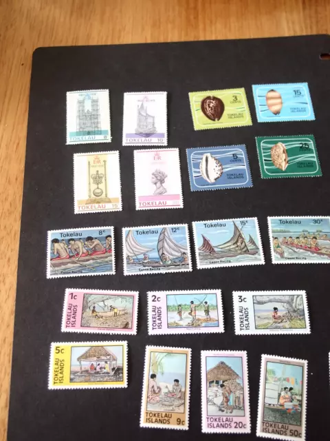 Tokelau Islands - mixture includ 1976 Definitives Set (8 Stamps) -  MNH