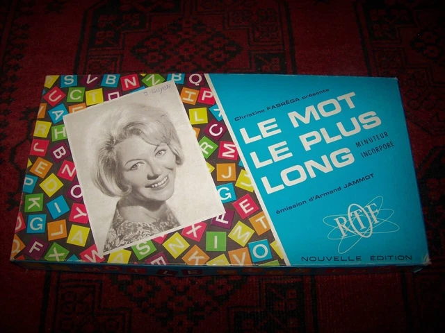 Jeu De Société Vintage 'Le Mot Le Plus Long' édition 1969 - Jeu De Lettres - Occasion