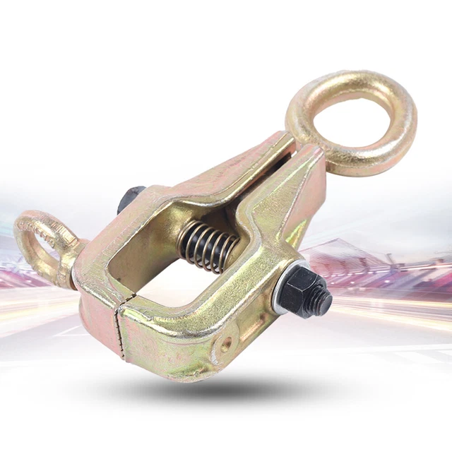2 Way Auto Body Repair Pull Clamp Frame Back Dent Puller Self-tightening 5 Ton