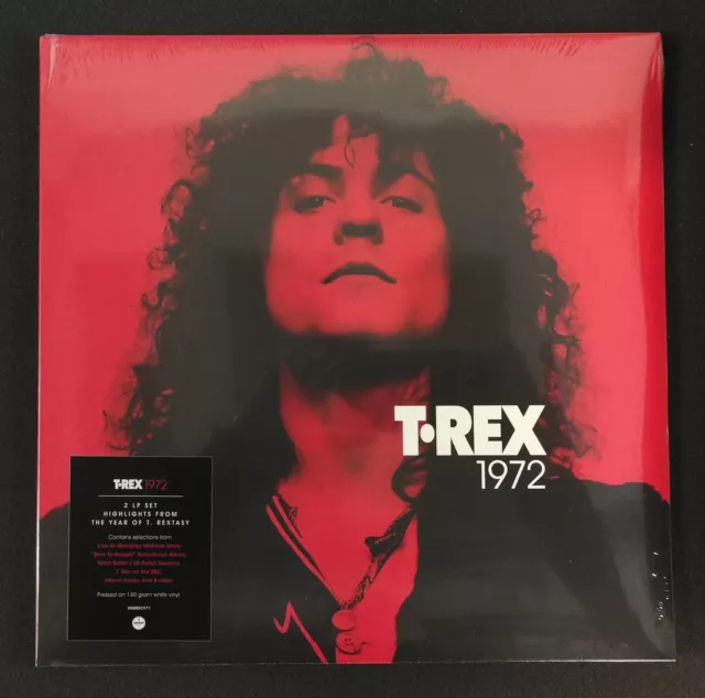 2x 12 " LP White Vinyle T.Rex Tyrannosaurus Rex 1972 50th Anniversaire - U75