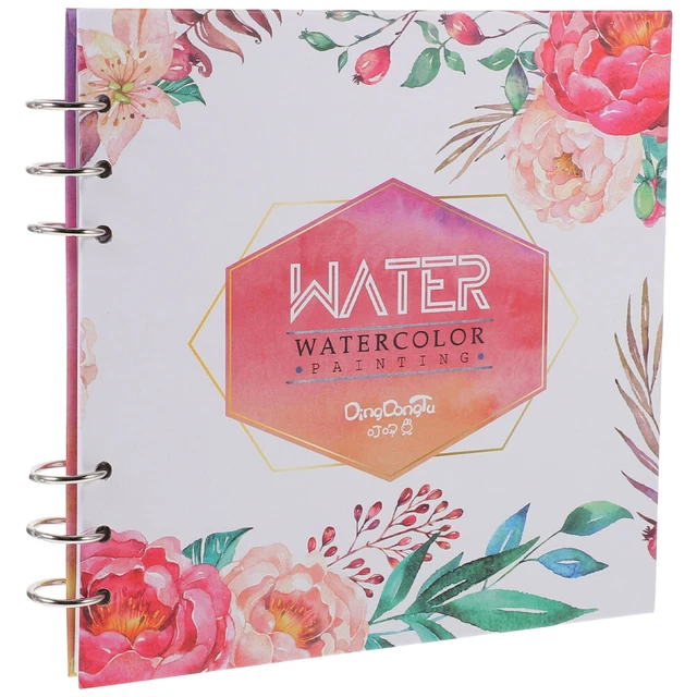 Carnet Aquarelle Spirale Avec Exercices Guidés – Papier Coton Qualité Artiste, Idéal Débutants Et Projets Créatifs