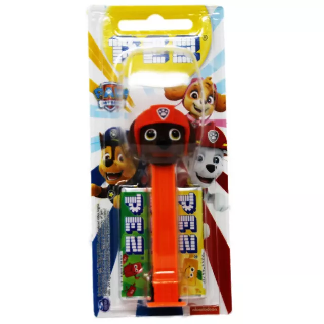 Pez Paw Patrol Zuma Distributeur Avec 2 Paquet Fruité Bonbons