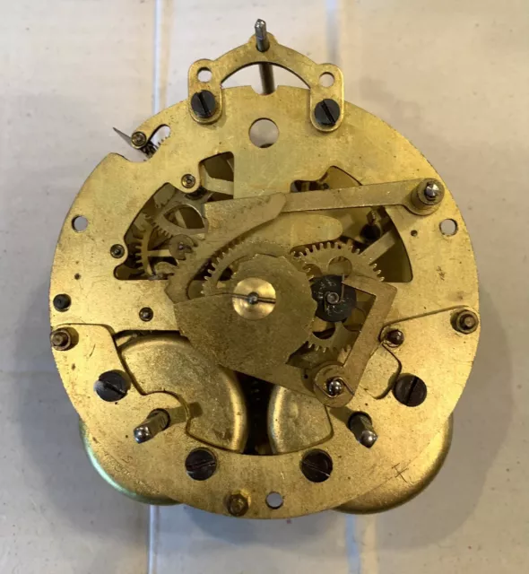 Vintage Seth Thomas Lever Escapement Clock Movement # 125 for Parts/Repair