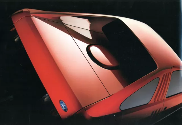 Ford Poster 1988 Ghia Brezza Concept Car Studie Format 52 x 34,5 cm WIE NEU