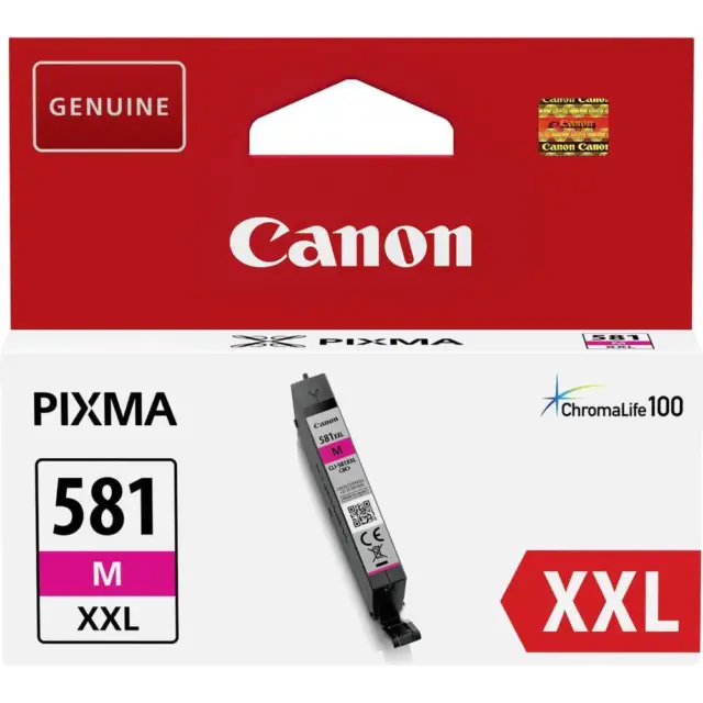 Canon Cartuccia dinchiostro CLI-581M XXL Originale Magenta 1996C001 Cartuccia