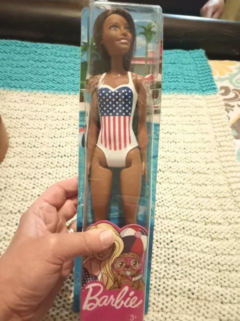 BARBIE DOLL USA Olympic Swimmer - African American Nikki, in Swim Suit,  GPB18 $11.00 - PicClick
