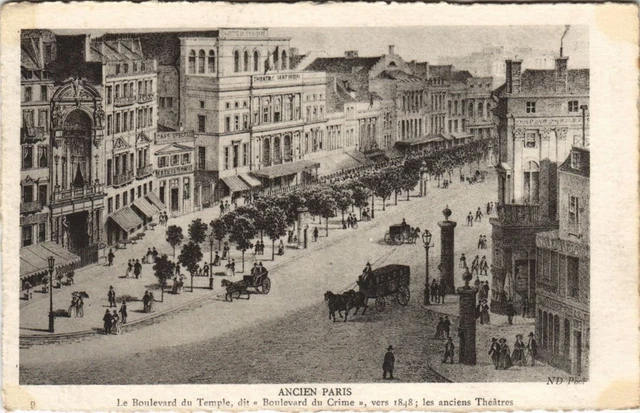 CPA Ancien PARIS Boulevard du Temple ou du Crime (283159)