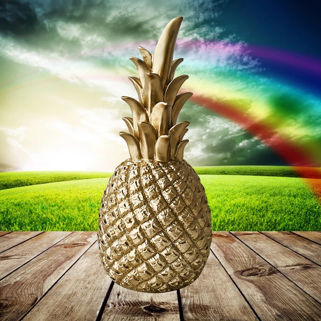Ceramic Pineapple Statue Pineapple Tabletop Decor Home Décor Ornaments