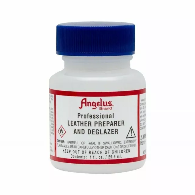 Angelus Marke professioneller Lederaufbereiter und -entglaser für Leder 1oz 29,5 ml