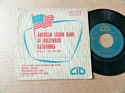 45T American Legion Band Of Hollywood California  " The Stars And Stripes ... "