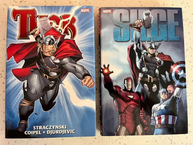 Thor by J. Michael Straczynski Omnibus + Siege HC *FIRST PRINTING* Marvel Comics