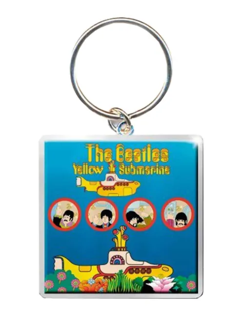 The Beatles Keyring Yellow Submarine Portholes Keychain