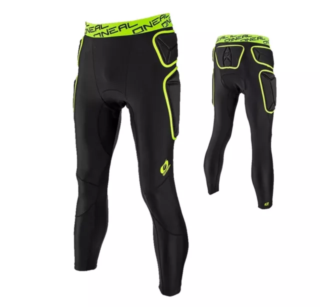 Protektorenhose Oneal Trail Long neon MX Enduro  Pant lime Protektorenshort