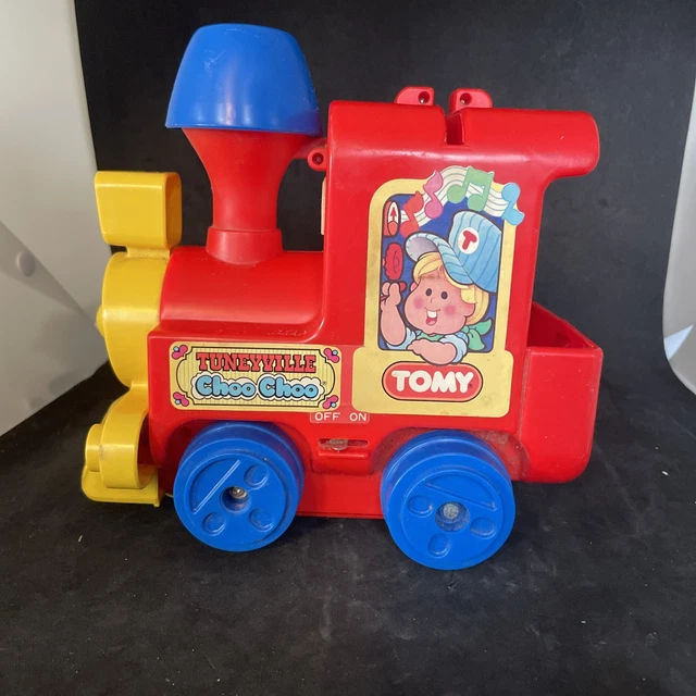 TOMY TUNEYVILLE CHOO Choo Musical Train Toy 4 Discs Tested Working Box EUR 34,90 - ES