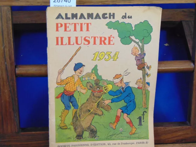 collectif Almanach du petit illustré 1934...