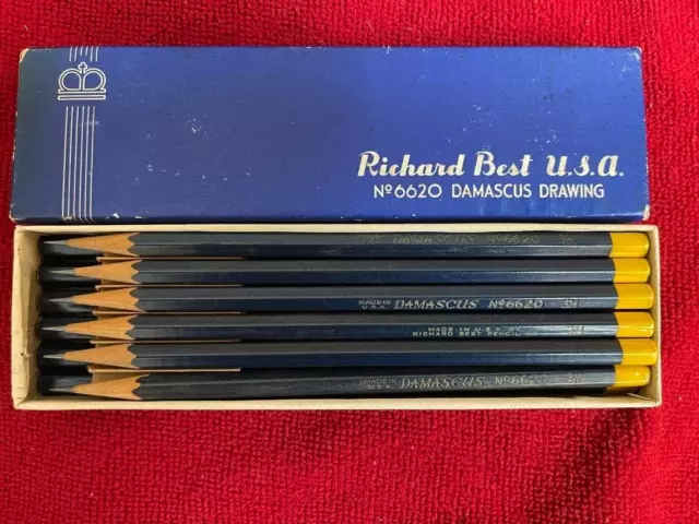 Vintage Duro Quality drawing Pencils for Sketching and Drawing Lot of 12  USA NEW