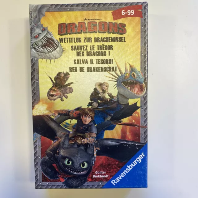 Ravensburger DRAGONS 233991 Familien-Brettspiel Top Zustand vollständig 6+