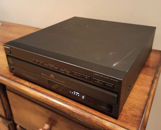 SONY CDPC301M 5 Disc CD Changer Compact Disc Player Separate CD Tray