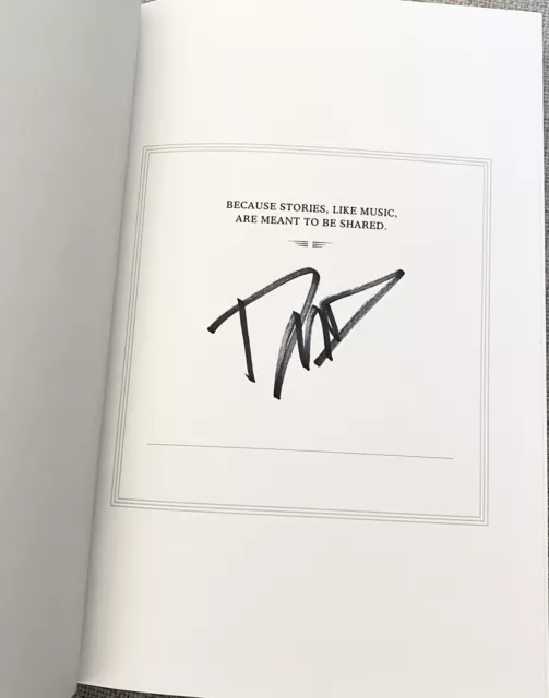 Dave Grohl Signed THE STORYTELLER 1st Ed HC Book - Foo Fighters, Nirvana