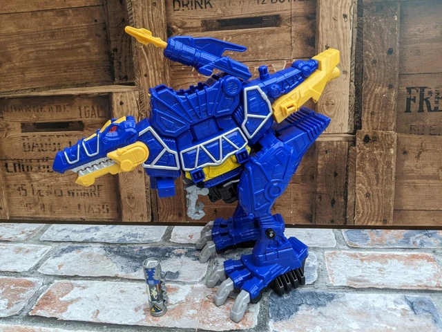 POWER RANGERS DINO Charge Blue Spino Zord with Charger - Spinosaurus £