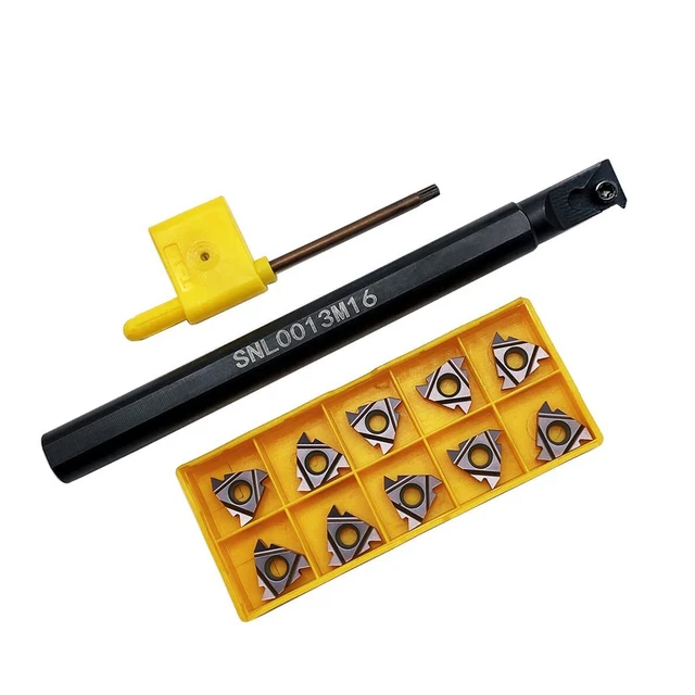 1/2 SNL 0013M16 Left Hand Internal Threading Boring Bar with 10pcs...