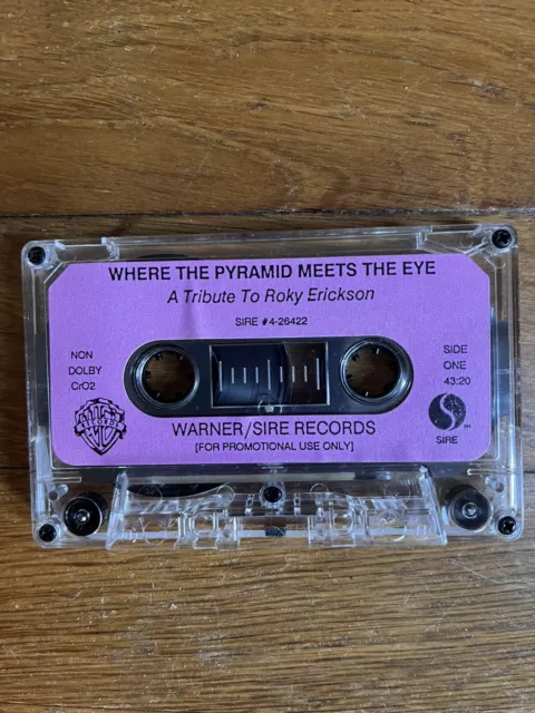 Where the Pyramid Meets the Eye/ Tribute To Roky Erickson / Rare PROMO Cassette!
