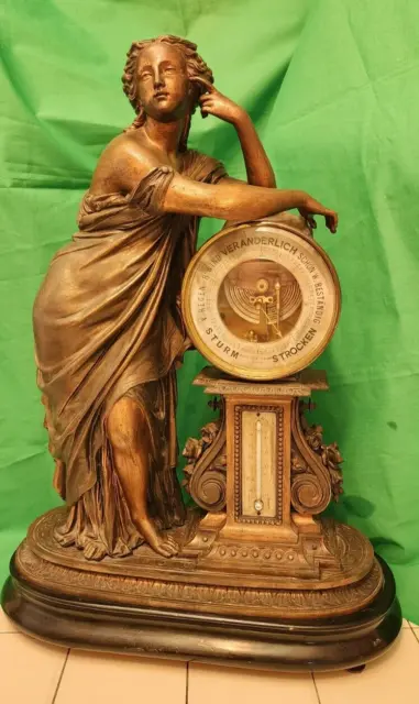 Antique Statue Barometer