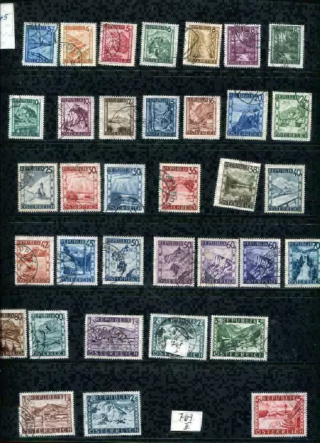 Österreich 1945 - 1980  gest. + ** Sammlung im Lindner Ringbinder