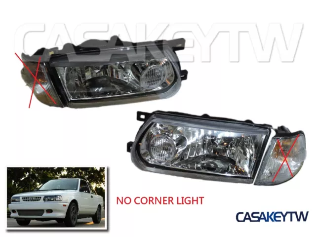 New 1991 92 93 1994 Only Clear Headlights Lamp For Nissan B13 Sentra