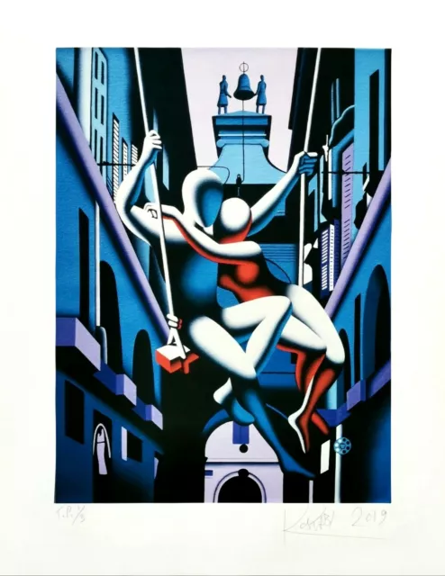 MARK KOSTABI - TIMELESS serigrafia originale A.P. raro  - litografia giclee