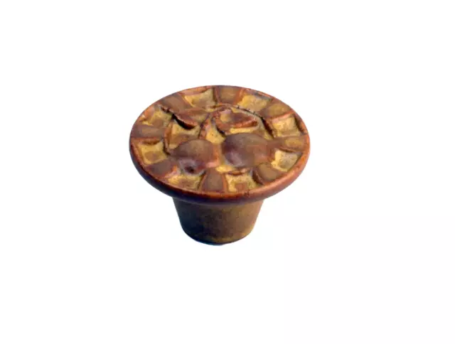 Century Alps 1-1/2 Inch Mushroom Cabinet Knob | Light Brown | 50808-SG2