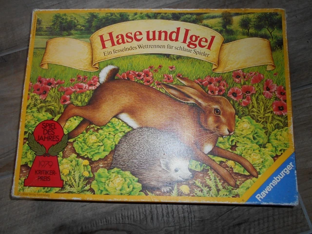 Hase und Igel. Familienspiel von Ravensburger ab 8 Jahren. Spiel des Jahres 1979