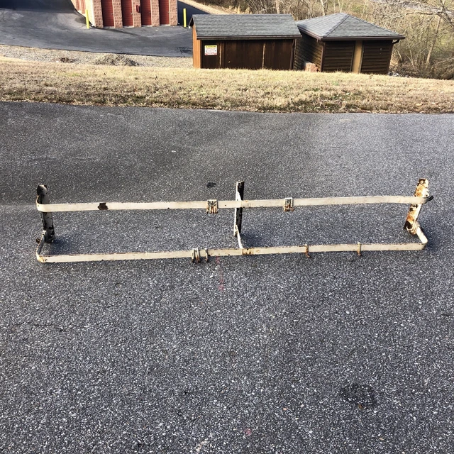 Antique Wall Mount Pot Pan Rack 97” Hand Forged Sliding Pot, Hooks￼