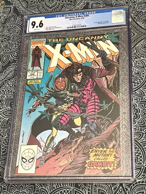 The Uncanny X-Men #266 CGC 9.6 / 1st App Gambit (1990, Marvel) WHITE PAGES